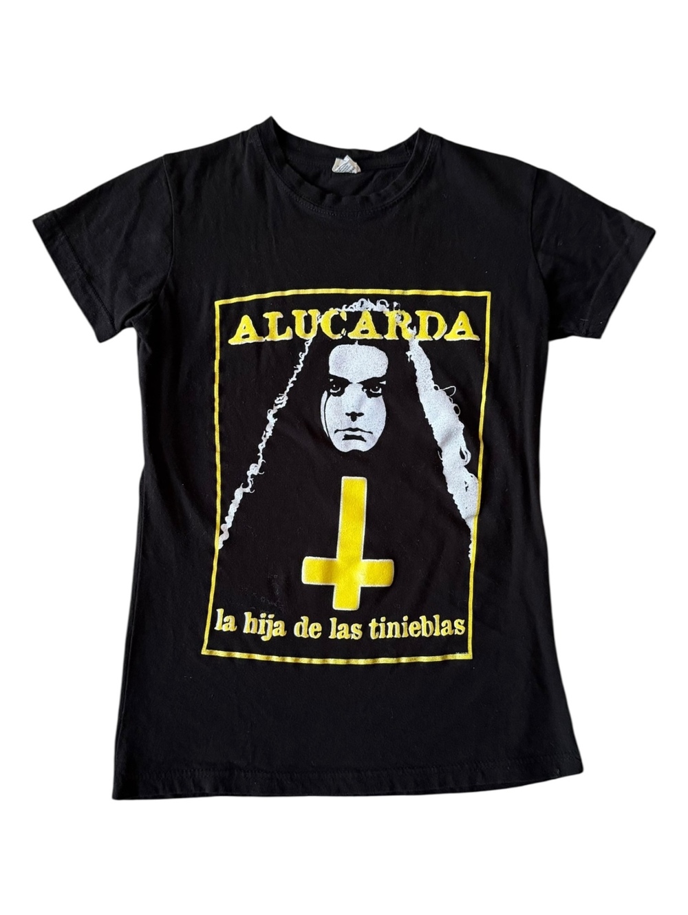Aluncarda Y2K Mexican Horror Movie Baby Tee T-shirt